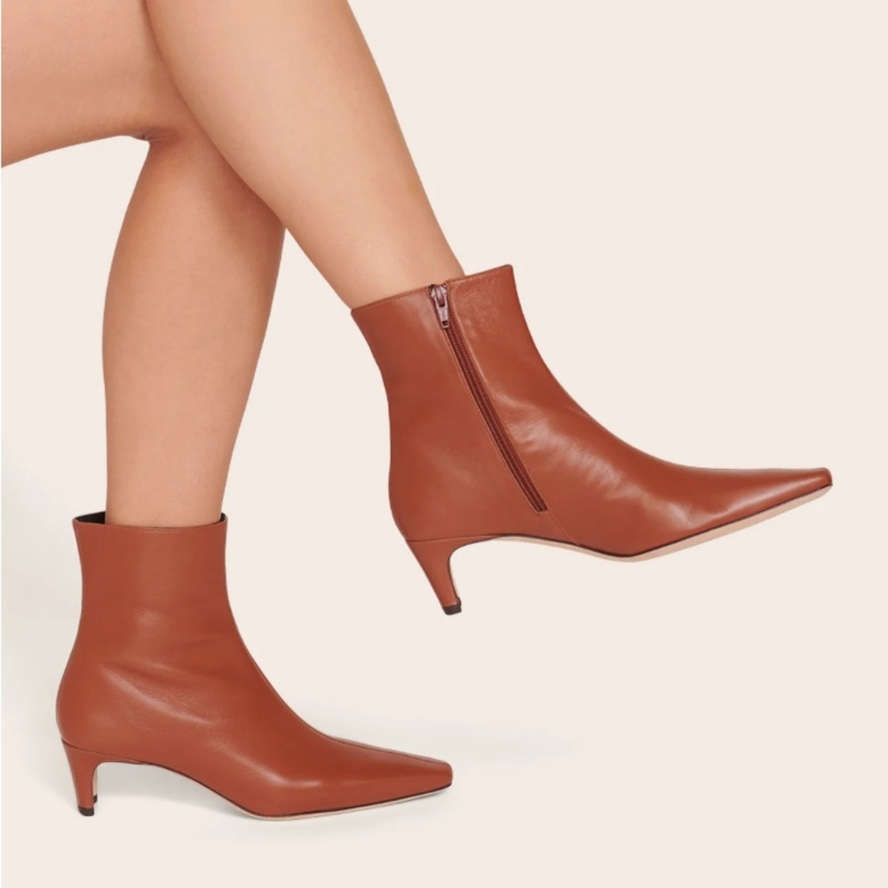 Staud Wally Ankle Boots brown